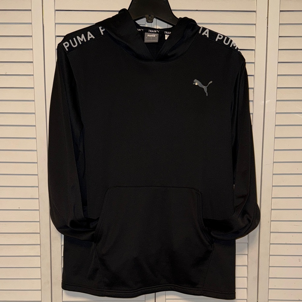 Puma Black Pullover with Iconic Logo